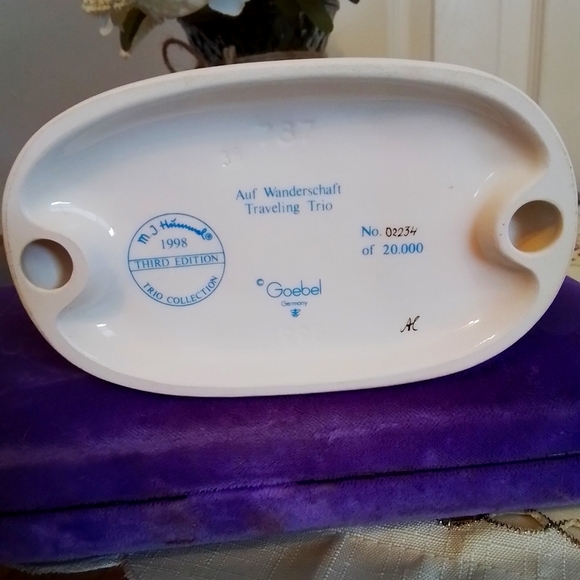 Hummel Traveling Trio 3rd Edition MINT 1998 02234 of 20.000 + Angels - Picture 5 of 8